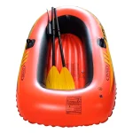 Човен надувний Intex 58331 «Explorer 200 Set» (41*94*185 см, гребний, півторамісний, двокамерний, весла ↔120 см, надувне дно, до 95 кг) - Зображення 4