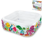 Intex Басейн 57471 NP "Блакитна лагуна" (3) розміром 159-159-50см, обсяг: 344л, вага: 3,7кг, від 3-х років