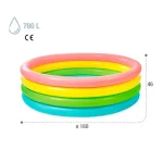 Intex Басейн 56441 NP "Веселка" (6) 4 кільця, розміром 168-45см, обсяг: 780л при наповненні 80%, від 3 років