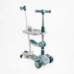 Самокат 5 в 1 "Scooter", багатофункціональний, з бортиком Skyper. Green (175804)