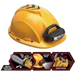 Іграшкова ланцюгова пилка "Power Tools" T 006 каска з ліхтарем звук підсвічування на батарейках - Зображення 2