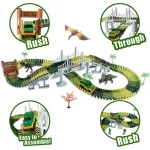 Автомобільний трек з динозаврами Dinosaur 1906 на 192 деталей ∙ Ігровий трек Dinosaur Tracks 1906 з динозаврами та електромашинкою 57308/12 - Зображення 4